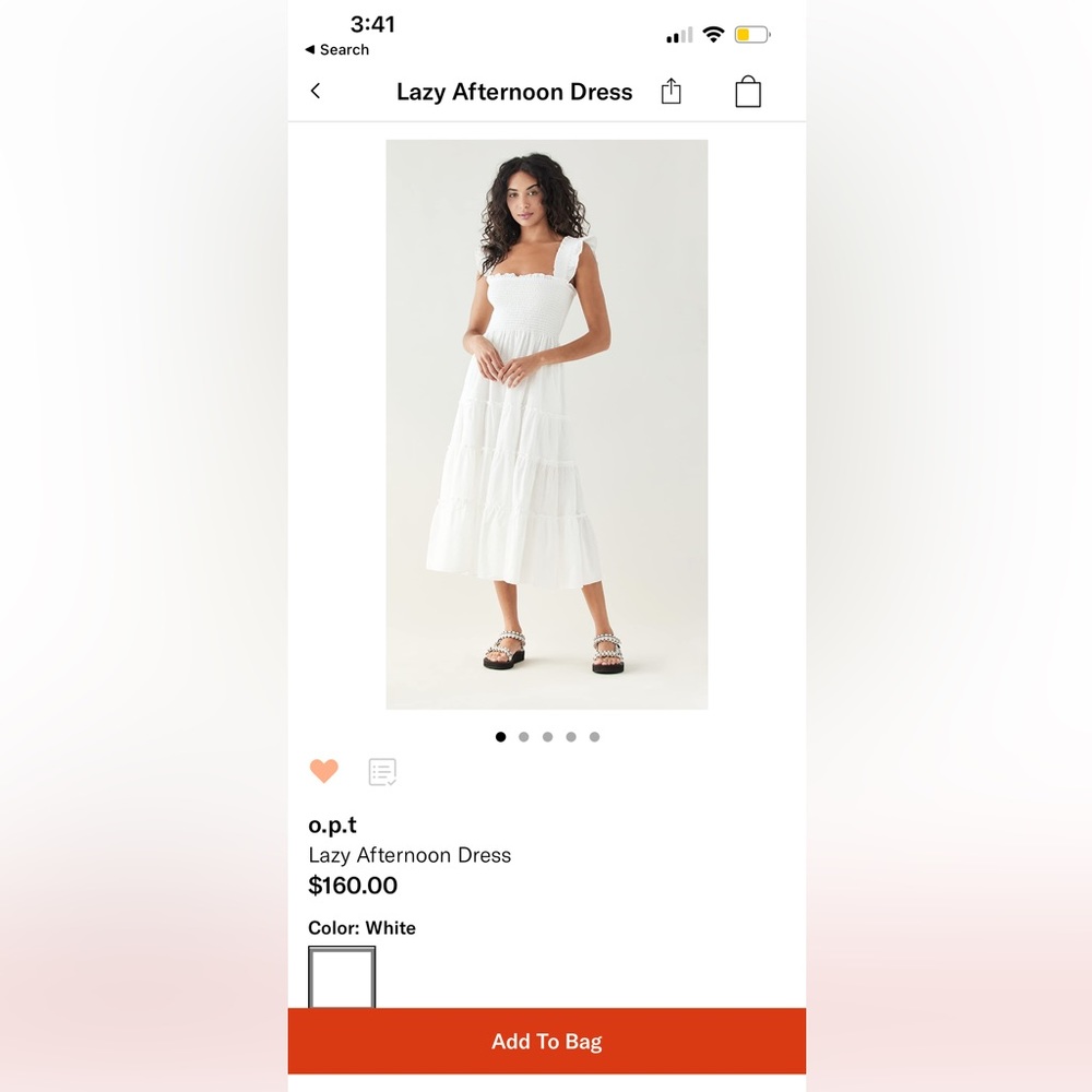 OPT Lazy Afternoon Dress